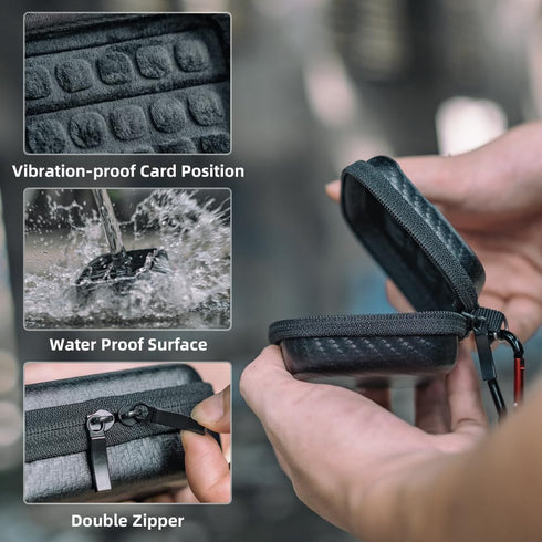 SUREWO Mini Pro Carrying Case for GoPro, Hard Shell Travel Storage Case for Hero 12/11/10/9/8/7/6/5/4,DJI Osmo Action 4/3,AKASO,Campark Camera and...