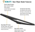 Rear Windshield Wiper Arm Blade 28780-3JA0A for Nissan Rogue 2014-2019, For Nissan Pathfinder 2013-2019 Back Windshield Wiper Assembly...