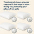 4 Pack Deluxe Zippered Vinyl Pillow Covers - Waterproof Protectors for Longer Lasting Pillows. Standard Size 20"x29". Ideal for Home, Hotel and Ho...