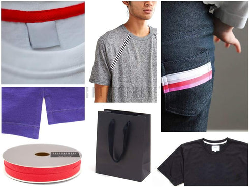 CRAFTMEMORE 1 Inch Twill Tape Fabric Ribbons Webbing Herringbone Twill Bias Binding Tape for Clothes Sewing Craft Trim Lace 18 Yards (MP26 Black)...