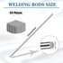 50-Pack 1/16''x13'' Aluminum Brazing Rods, Aluminum Welding Rods for Propane Torch Alloy Aluminum Soldering Rods Low Temperature Easy Melt Welding...