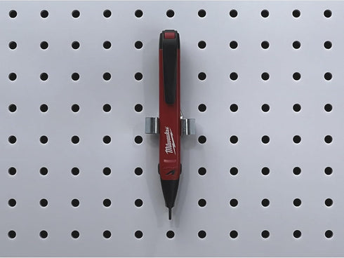Triton Products Spring Clip Pegboard Hook - 1 1/8", Pack of 10, Chromate Dipped Steel Durahook for 1/8" and 1/4" Pegboards and Duraboards...