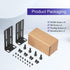 Rack Mount Kit Universal Adjustable 19 Inch Rack Ears for HP/ProCurve/Aruba/OfficeConnect/HPE and Other Switches...