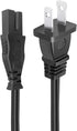 8.2ft Power Cord Replacement for NEC VT670 NP410 NP500 NP510 NP500W NP510W VT595 VT676 VT676E VT770 Projector TV 2 Prong Polarized Power Cord Ac C...