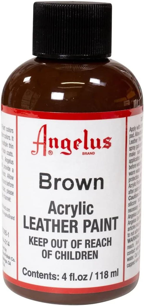 Angelus Acrylic Leather Paint Brown 4oz...