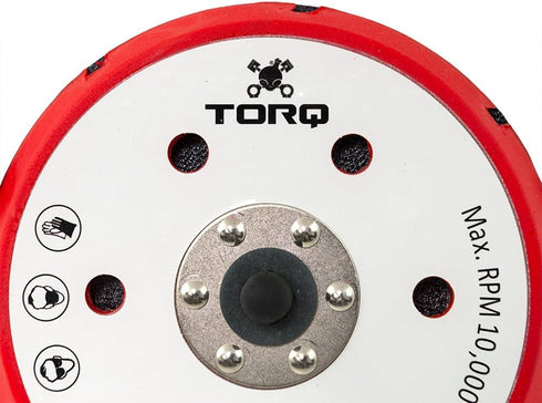 Chemical Guys Torq-BUFLC_202 R5 Dual-Action Backing Plate with Hyper Flex Technology (6 Inch), Red...