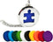 FIKA Autism Awareness Puzzle Piece Symbol Support Aromatherapy Essential Oils Diffuser Air Freshener Necklace Pendant Locket Pads included...
