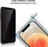 2 Pack L?K Privacy Screen Protector Designed for iPhone 12 and iPhone 12 Pro 5G 6.1 inch Tempered Glass High Clear, Case Friendly, Come with Insta...
