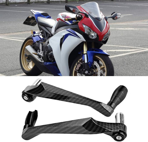 KIMISS Universal 7/8in 22mm CNC Aluminum Handlebar Brake Clutch Lever Hand Guard for Motorcycle, Motorbike, Scooters, Electric Cars, Mountain Bike...