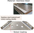 Universal Stainless Steel Furniture Corner Connector Heavy Duty Corner Bracket,8Pcs Angle Brackets Hardware Bracket Silver Metal Corner Braces for...