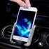 SUNCARACCL Bling Car Phone Holder Mini Dash Air Vent Automatic Phone Mount Universal 360°Adjustable Crystal for Women and Girls (White)......