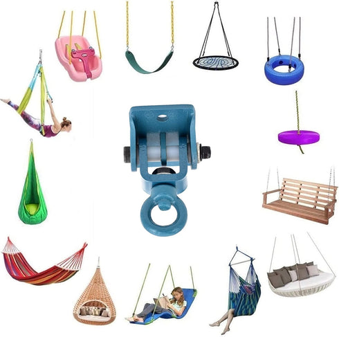 Stainless Steel Swing Hanger 1500LB Capacity for Swing Seat Porch Yoga Hammock Chair Sandbag Indoor Outdoor ?Bule...