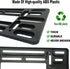 Front License Plate Mounting Kit- Stainless Steel License Plate Frame and Universal Bracket for No Drilling Hole Front Bumper, Car Tag Cover Adapt...
