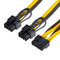 Chenyang 12Pin to ATX Dual 8Pin & 6Pin Splitter GPU Graphics Card Modular Cable for 3080 3090 AX850 AX750 AX650 Card...
