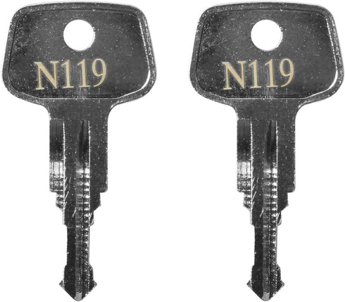 Key for Thule Key Replacement,for Roof Racks, Carriers, Crossbars Key etc,(Codes N119)...