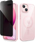 VEGO for iPhone 13 & iPhone 14 Magnetic Case with Privacy Screen Protector, iPhone 13 Case Compatible with MagSafe Clear Slim Anti Peeping/Anti-Sc...