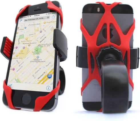 NALAKUVARA Phone Mount X Holder Grip Tether Rubber Strap Silicone Security Bands - Universal Motorcycle Bike Phone Mount Accessories Replacement P...