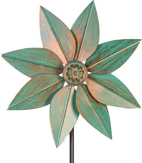 Pinwheels for Yard and Garden, 38 Inches Metal Kinetic Wind Spinner for Outdoor Garden Patio Yard Decor...
