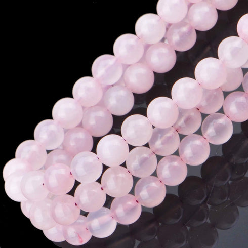 80Pcs Natural Crystal Beads Stone Gemstone Round Loose Energy Healing Beads with Free Crystal Stretch Cord for Jewelry Making (Rose Quartz, 10mm)...