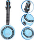Beach 3pcs Inflatable Rock Star 80s 90s Party Decorations Inflatable Party Props Musical Instrument Blow up Banjo Carnival Party Favors Kids...