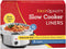 PanSaver Slow Cooker Liners - Disposable Liners for Instant Cleanup with No Scrubbing (Fits 3-8 Quarts, 8 Count)...