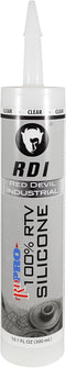 Red Devil 08260I RD PRO Industrial Grade RTV 100% Silicone Weather-Resistant Sealant, 10.1 oz. Tube, Clear, 1-Pack...