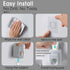 iHave Toothpaste Dispenser Wall Mount for Bathroom Automatic Toothpaste Squeezer (Grey)...