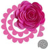 3D Spiral Flower Metal Die Cuts,3D Flower Garland Wedding Cutting Dies Cut Stencils for DIY Scrapbooking Photo Decorative Embossing Paper Dies for...