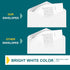 #9 Envelopes Letter Size - 80 Pack - 3 7/8 x 8 7/8 inch White Business Envelopes with Gummed Seal - Return Mailing Envelopes - Legal Envelopes for...