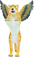 Randimals Leopard Figurine Toy Eagle Wings 5”, Premium Hard Rubber Animal Action Figure Toy, Hybrid Friend Encourages Adventure & Imagination...