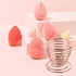 1 Pc Beauty Sponge Blender Holders Makeup Sponge Drying Stand Beauty Sponge Holder Storage Rack Egg Powder Puff Display Stand Sponge Storage, Rose...