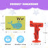 Alphabet Letters Learning Suction Toys: ABC Silicone Baby Bath Toys, Bathtub/Windows/Car/Travel Toys for Toddlers 1-3, Preschool Educational Monte...
