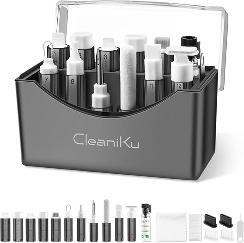 iPhone Cleaning Kit CleaniKu Phone Cleaner - iPhone Charging Port Cleaning Tool, Multi-Tool Phone Repair Restore with Speaker Cover, USB C Cleanin...