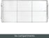 mDesign Compact Plastic Tea Storage Organizer Caddy Tote Bin - 6 Divided Sections, Built-in Handles - Holder for Tea Bags, Packets, Sweeteners and...