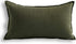 Jeanerlor Cotton Linen Square Decorative Throw Pillow Case Cushion Cover with Twin Needles Stitch on Edge,for Wedding Party Gift Car 12"x20"(30 x ...