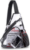 Clear PVC Sling Bag - Stadium Approved Clear Shoulder Crossbody Backpack...