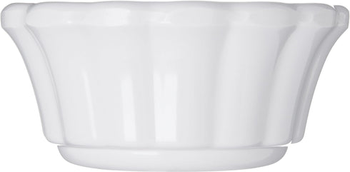 Carlisle FoodService Products 4394402 Melamine Scalloped Ramekin, 3 oz, White...