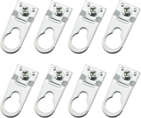 8PCS Aluminum Alloy Picture Frame Hanging Brackets Hooks Hangers 40mmx15mm Metal Photo Frame Hardware Accessories...