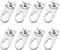 8PCS Aluminum Alloy Picture Frame Hanging Brackets Hooks Hangers 40mmx15mm Metal Photo Frame Hardware Accessories...