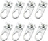 8PCS Aluminum Alloy Picture Frame Hanging Brackets Hooks Hangers 40mmx15mm Metal Photo Frame Hardware Accessories...