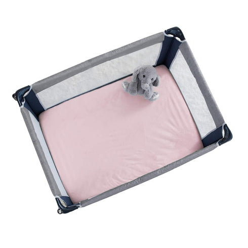 TL Care Heavenly Soft Chenille Fitted Pack N Play Playard Sheet 27" x 39", Warm and Cozy Chenille Pack and Play Sheet, Pink, for Boys and Girls, F...