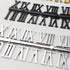 GXXMEI 18Sets Clock Numerals Kit Including Arabic Number and Roman Number DIY Digital Clock Numbers for Design Replacement Repairing Clock Accesso...