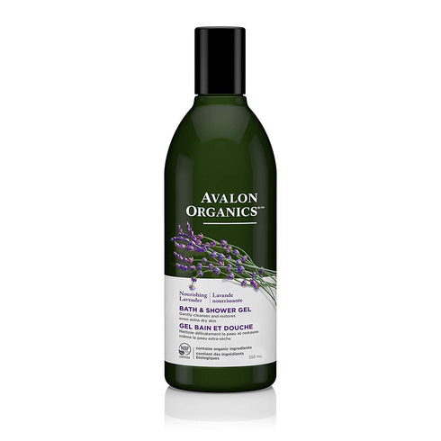 Avalon Organics Bath & Shower Gel, Nourishing Lavender, 12 Oz...