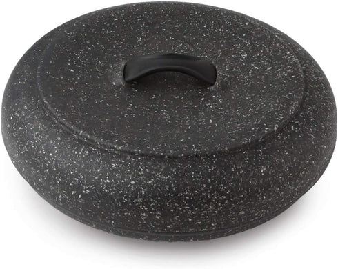 Dexas Microwavable Tortilla Warmer, 8.5"x 8.5"x 2.5" Granite Pattern.Ideal for tortillas, breads, pancakes, pita bread, corn breads...