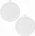 Corelle 418-PC White Cereal Bowl Plastic Lid (2-Pack)...