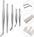 FOMIYES 5pcs gardening tweezers bonsai tool kit bejeweled kit mini succulent plants stamp collector tools miniature gardening succulent tools kit ...