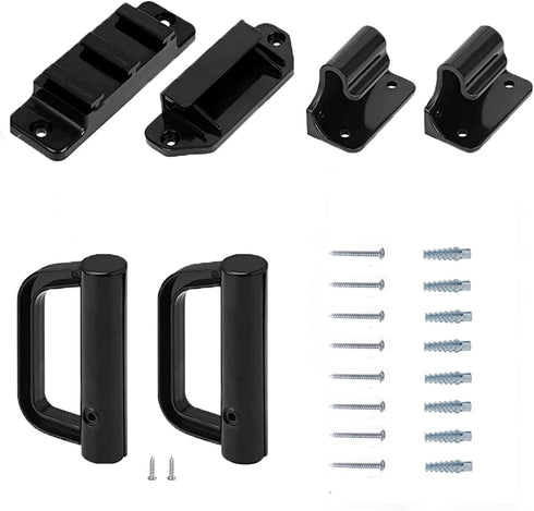 Retractable Baby Gates Full Set Wall Mounting Accessories with Brackets Anchors and Screws...