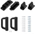 Retractable Baby Gates Full Set Wall Mounting Accessories with Brackets Anchors and Screws...