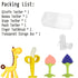 Baby Teething Toys 3-6 Months, Silicone Baby Teether Freezer BPA Free, Babies Teething Relief Sore Gums, Banana Finger Toothbrush, Fruit Shape Gir...