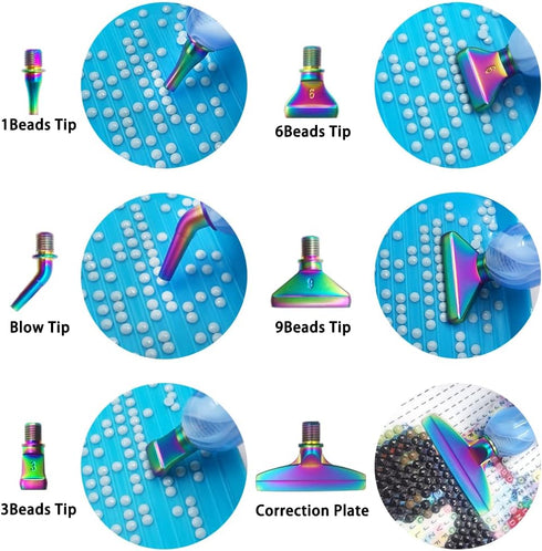 16 Pcs Diamond Art Paintings Accessories, Spiral Diamond Art Pens 5D Diamond Art Paintings Pens Kits Diamond Art Accessories Tools for DIY Crafts...